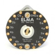 Elma A4 Audio Drehschalter Reihenschaltung THT Version ohne widerstnde 3...