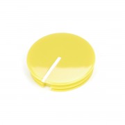 Classi Spannzangenknopf Knopfkappe 21,3mm Gelb Glossy mit Indikator-Linie by Elma