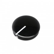 Classi Knob Cap 28mm Black Glossy Indicator line by Elma