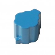Elma EMI BBC pointer Drehknopf, gro, blau