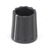 Elma Classic Collet Knob 14,5mm black white line