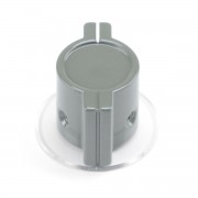 Elma Vintage-Audio, Classic British Marconi Wing Knob with skirt, Gray