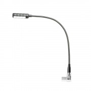 Angled 3-pin XLR Gooseneck Light with 4 COB LEDs