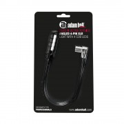 Gewinkelte 4-pol XLR Schwanenhalsleuchte mit 4 COB LEDs