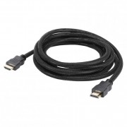 HDMI HighSpeed-Cable with Ethernet & ARC, 4K, braided, black