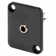 HICON Mini-jack, 3,5mm, 3-pole , metal-, Soldering-female...