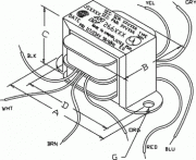 Hammond Power Transformer 3.6VA 12V@0.3 266F12B