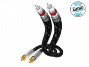Inakustik Exzellenz Audiokabel Meterware Schwarz/Silber...