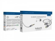Inakustik Klinkenadapter | 3,5 3,5 Klinke  <> 2 x 3,5 Klinke (w)...