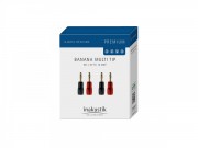 Inakustik Premium Banana Multi Tip 4 mm Banana; bis 6,0 mm red/black 4er...
