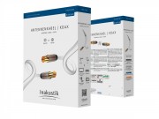Inakustik Premium HDTV Antennenkabel 100 dB Koax (m) > Koax (w) Wei