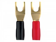 Inakustik Premium Cable lug 6/8 mm fork; bis 4 mm red
