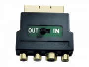 Inakustik Premium Scartadapter Cinch / S-Video > Scart...