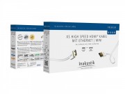 Inakustik XS Standard HDMI Cable with Ethernet | Mini Standard HDMI...