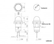 Indicator Light Mini Red