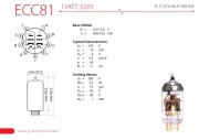 JJ ECC81 / 12AT7 Gold Tube