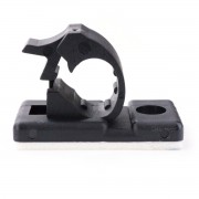 100 pcs bag cable clamps self-adhesive black