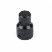 Concentric Aluminum Knob Black