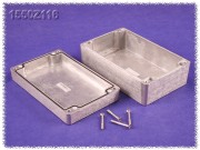 Thick Wall Diecast Enclosure 100x161x40 mm, Natural Aluminum