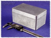 Thick Wall Diecast Enclosure 100x161x61 mm, Natural Aluminum