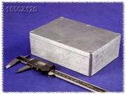 Massives Dickwand Aluminium Gehuse 121x171x45 mm, natur
