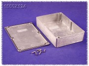 Thick Wall Diecast Enclosure 147x223x50 mm, Natural Aluminum