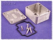 Massives Dickwand Aluminium Gehuse 58x65x30 mm, natur