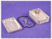 Thick Wall Diecast Enclosure 65x98x25 mm, Natural Aluminum