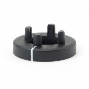 Nut Cover for 14,5mm Classic Collet Knobs matt, black,...