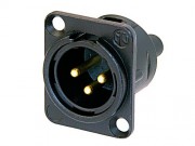 Neutrik NC3MD-S-1-B XLR Chassis Connector