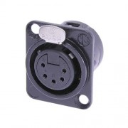 NEUTRIK NC5FDL1-B XLR-Receptacle 5-pol,