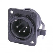 Neutrik NC4MDM3-H-BAG XLR Chassis Connector