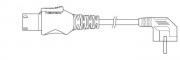 Neutrik NKPF-SR-B-5 powerCON TRUE1 cable