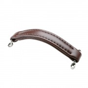 Strap Handle faux leather brown