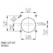 Sifam Vintage AL15TP Retro VU-Meter LED illuminated