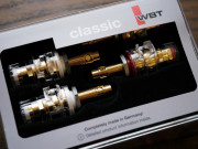 WBT-0765 Polklemmen Classic ummantelt, vergoldete Kontakte, 4er Box Edition