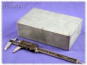 Zinc Diecast Enclosure 120x188x52 mm, Natural Aluminum