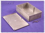 Zinc Diecast Enclosure 120x188x52 mm, Natural Aluminum