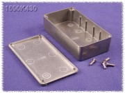 Zinc Diecast Enclosure 62x112x27 mm, Natural Aluminum