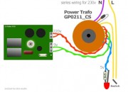 G-Pultec Mono Power Transformer - Pri.: 2x115v- Sec.: 220v, 9v and 5v