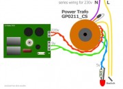 G-Pultec Power Transformer - Pri.: 2x115v- Sec.: 220v, 9v and 5v