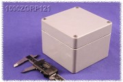 Watertight GRP Enclosure 121x120x91 mm, Gray