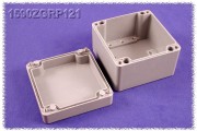 Watertight GRP Enclosure 121x120x91 mm, Gray