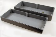 Watertight GRP Enclosure 250x600x160 mm, Gray
