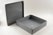 Watertight GRP Enclosure 400x405x120 mm, Gray