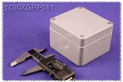 Watertight GRP Enclosure 75x81x55 mm, Gray