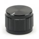 Aluminum Knob Tatto Black 30mm