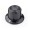 Control Knob K-75-L black 30mm