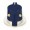 Classic Marconi knob, skirted, dark-blue 2 x Set screw, 1/4 Shaft hole