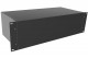 Spectra Line 19" Rackmount Aluminum Enclosure, black solid, depth 203 mm